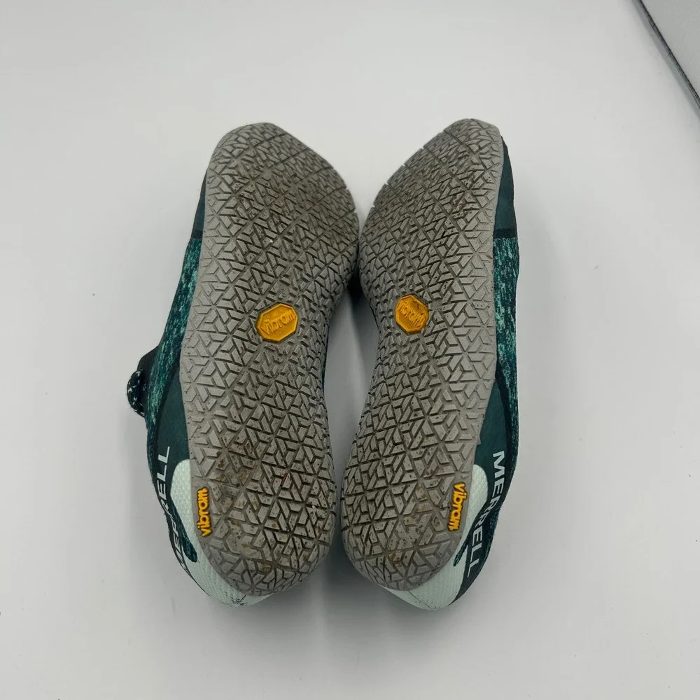 Merrell Vapor Glove 5 Women Size 8 Teal Green Barefoot Running Shoes J135378